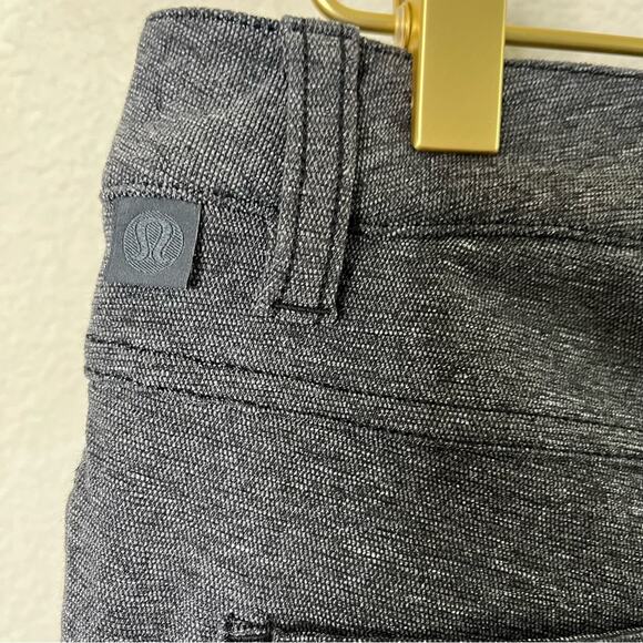 Lululemon ABC Pant Skinny *Tech Canvas Heathered Black Mens Size 28 - Picture 5 of 7